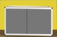 Schiebetür mit Kopf - sichtbare Eckverbinder Schiebetür mit Kopf - sichtbare Eckverbinder