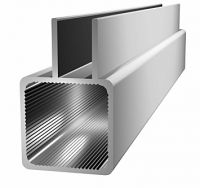 Aluminiumprofil 25x25x1,5mm mit Doppelsteg -(Nut 9mm) - silberel Aluminiumprofil 25x25x1,5mm mit Doppelsteg -(Nut 9mm) - silberel