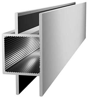 Produktbild von Aluprofil 40x80 Alu U-Profil 40x80x40 Mm – 3,0 Mm Stärke, AlMgSi0,5, 150 Cm Länge Aluminium Stange