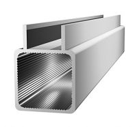 Aluminiumprofil 25x25x1,5mm mit Doppelsteg -(Nut 16mm) - silbereloxiert Aluminiumprofil 25x25x1,5mm mit Doppelsteg -(Nut 16mm) - silbereloxiert