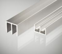 Schiebetürprofil 4mm - Aluminium UNTEN Schiebetürprofil 4mm - Aluminium UNTEN