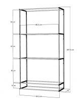 Regal für 3-4St. 80x40x40cm Aquarien Regal für 3-4St. 80x40x40cm Aquarien