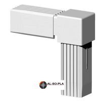 Winkel Verbinder für 25mm Profil grau Winkel Verbinder für 25mm Profil grau