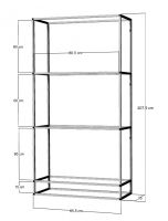 Regal für 3-4St. 80x35x40cm Aquarien Regal für 3-4St. 80x35x40cm Aquarien