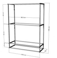 Regal für 2-3St. 80x40x40cm Aquarien Regal für 2-3St. 80x40x40cm Aquarien