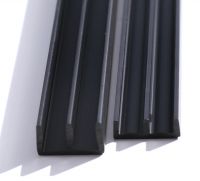 SET Schiebetürprofile 6mm - schwarz - oben/unten SET Schiebetürprofile 6mm - schwarz - oben/unten